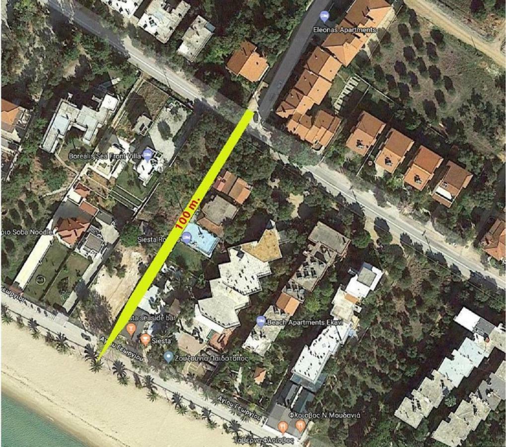 Alexandros Maisonettes Nea Moudania Exterior foto